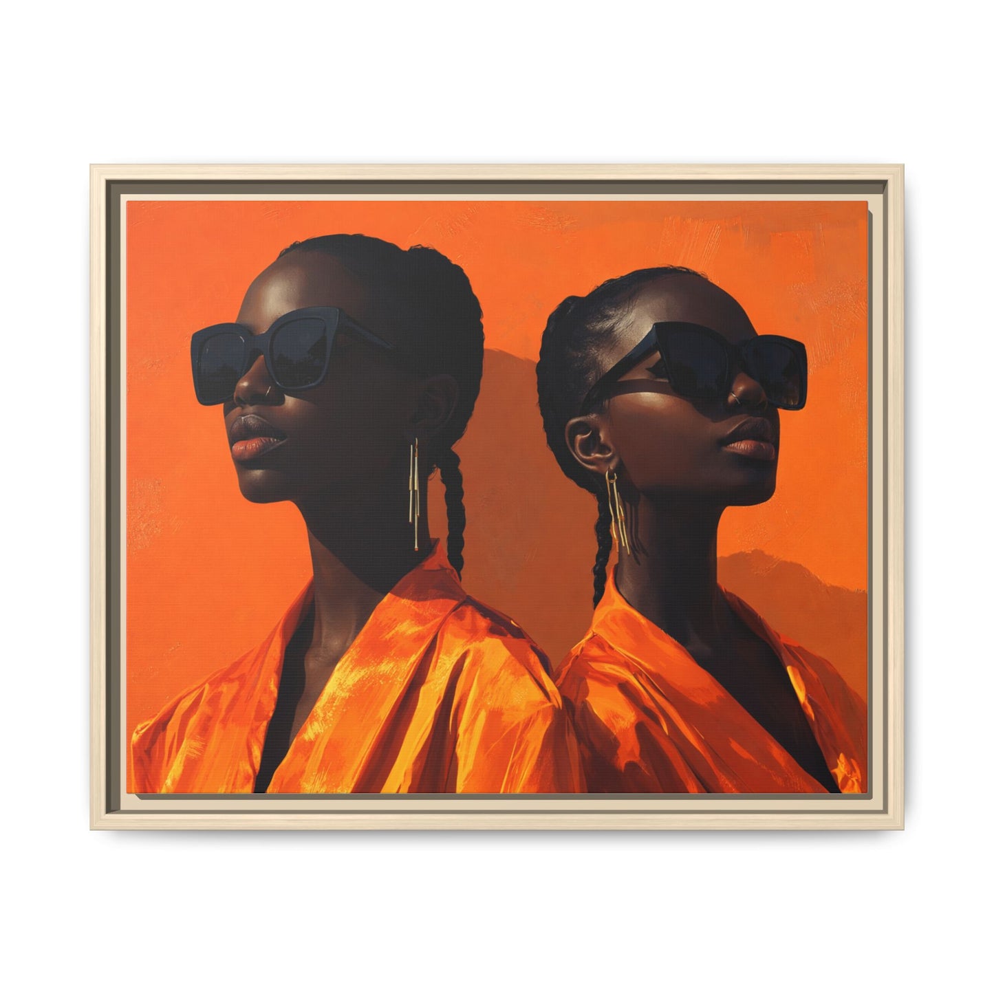 Framed Canvas Print — Soul Fire No. 2