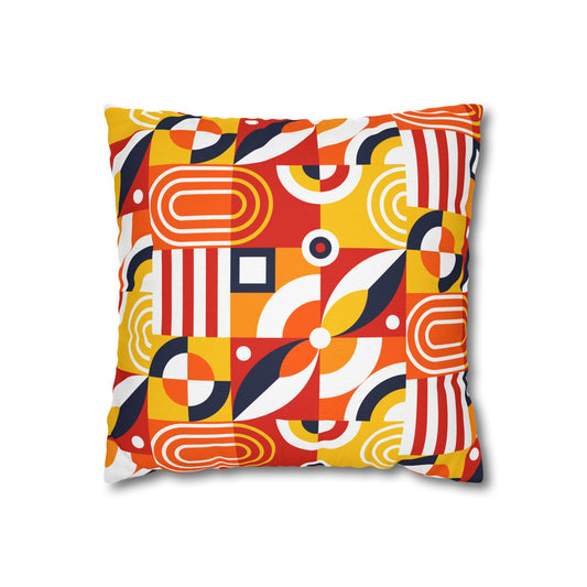 Spun Square Pillow — Abstract Accent I