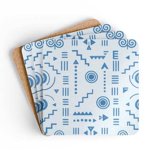 Coaster Set — Afro Blue I
