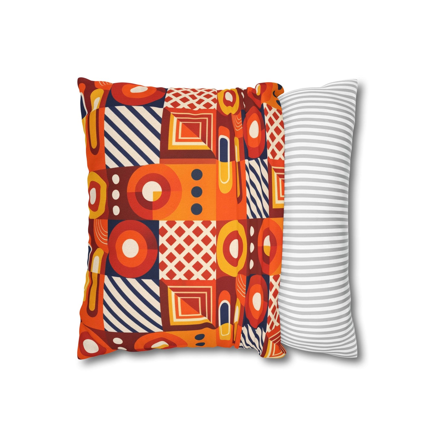 Spun Square Pillow — Abstract Accent II