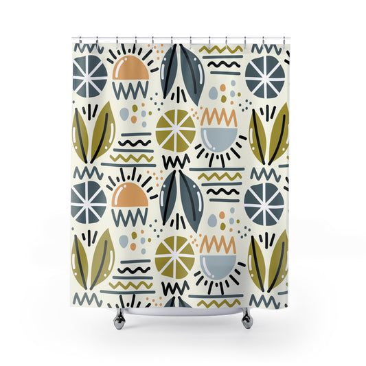 Shower Curtain — Afro Modern III
