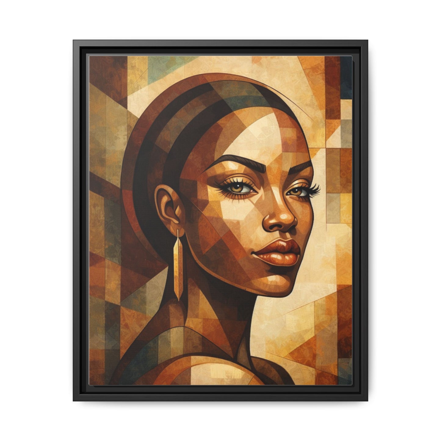 Framed Canvas Print — Brown Beauty No. 2