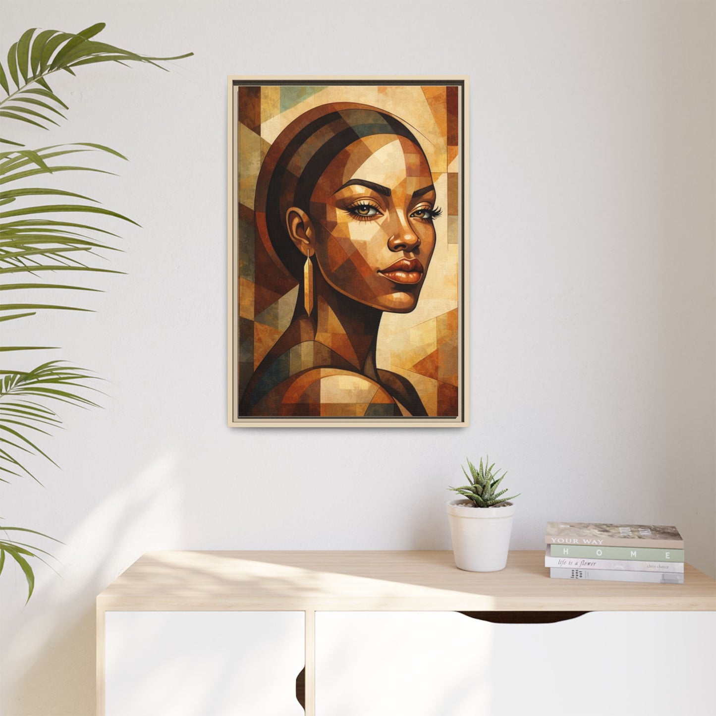 Framed Canvas Print — Brown Beauty No. 2