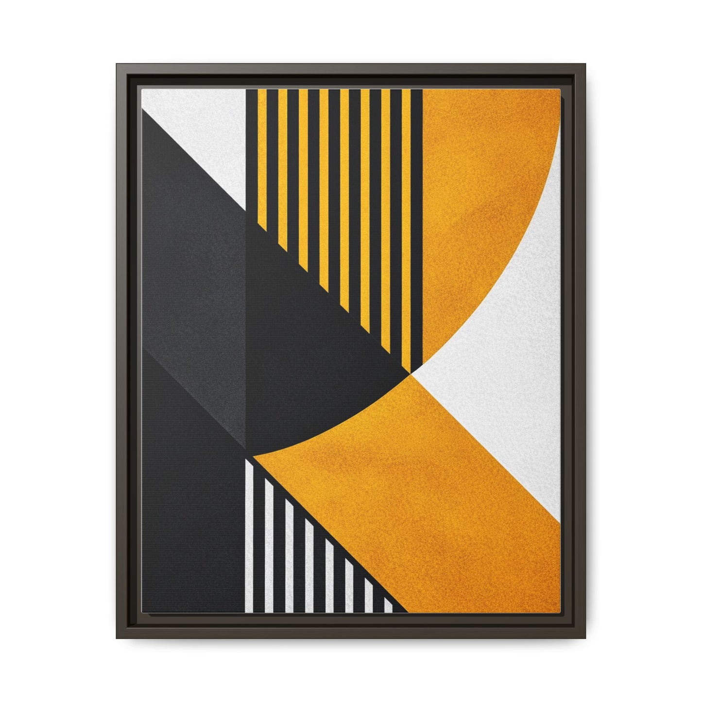 Framed Canvas Print — Afro Modern Geometric No. 2