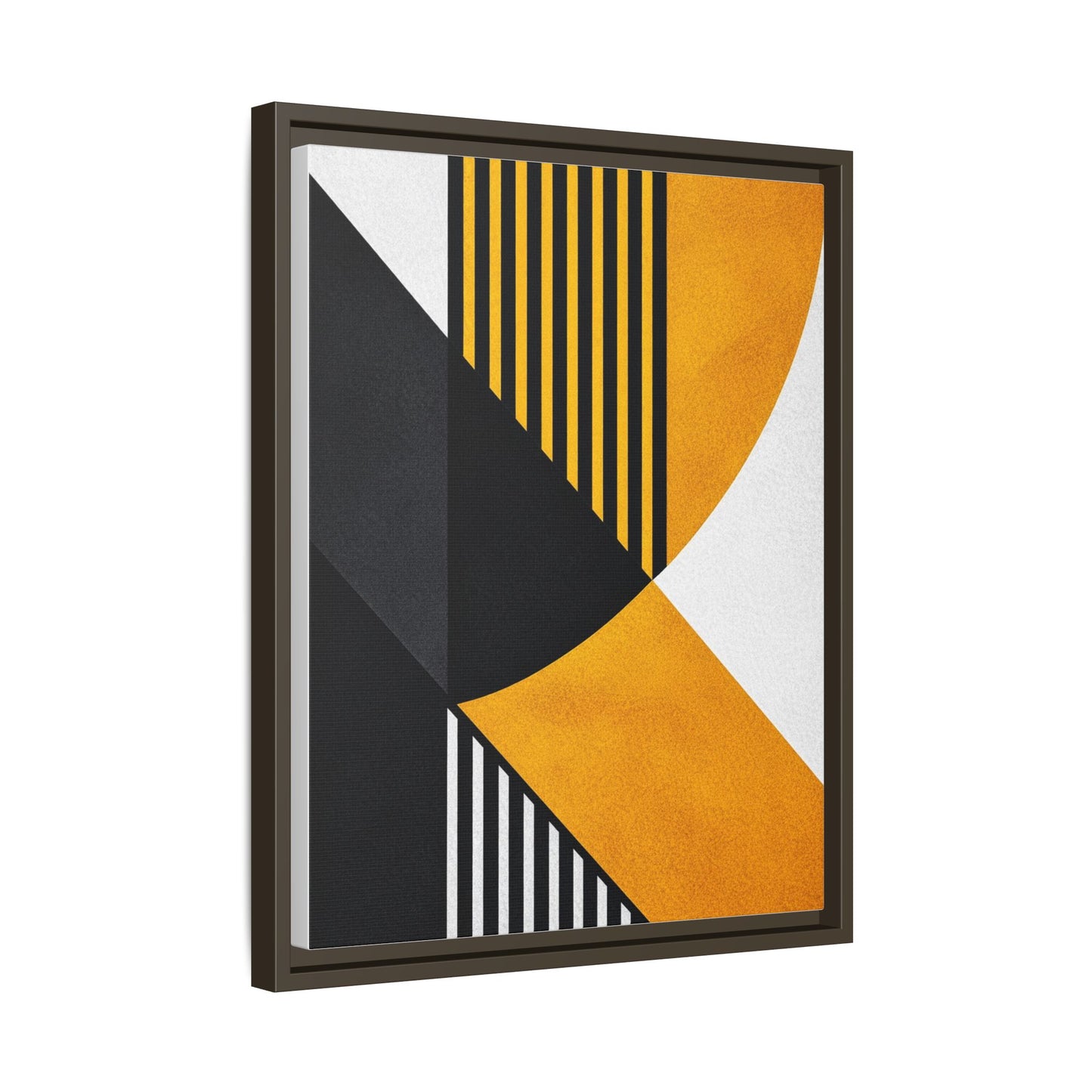 Framed Canvas Print — Afro Modern Geometric No. 2