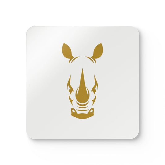 Cork Coaster Set — Rhino