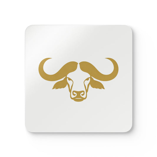 Cork Coaster Set — Cape Buffalo