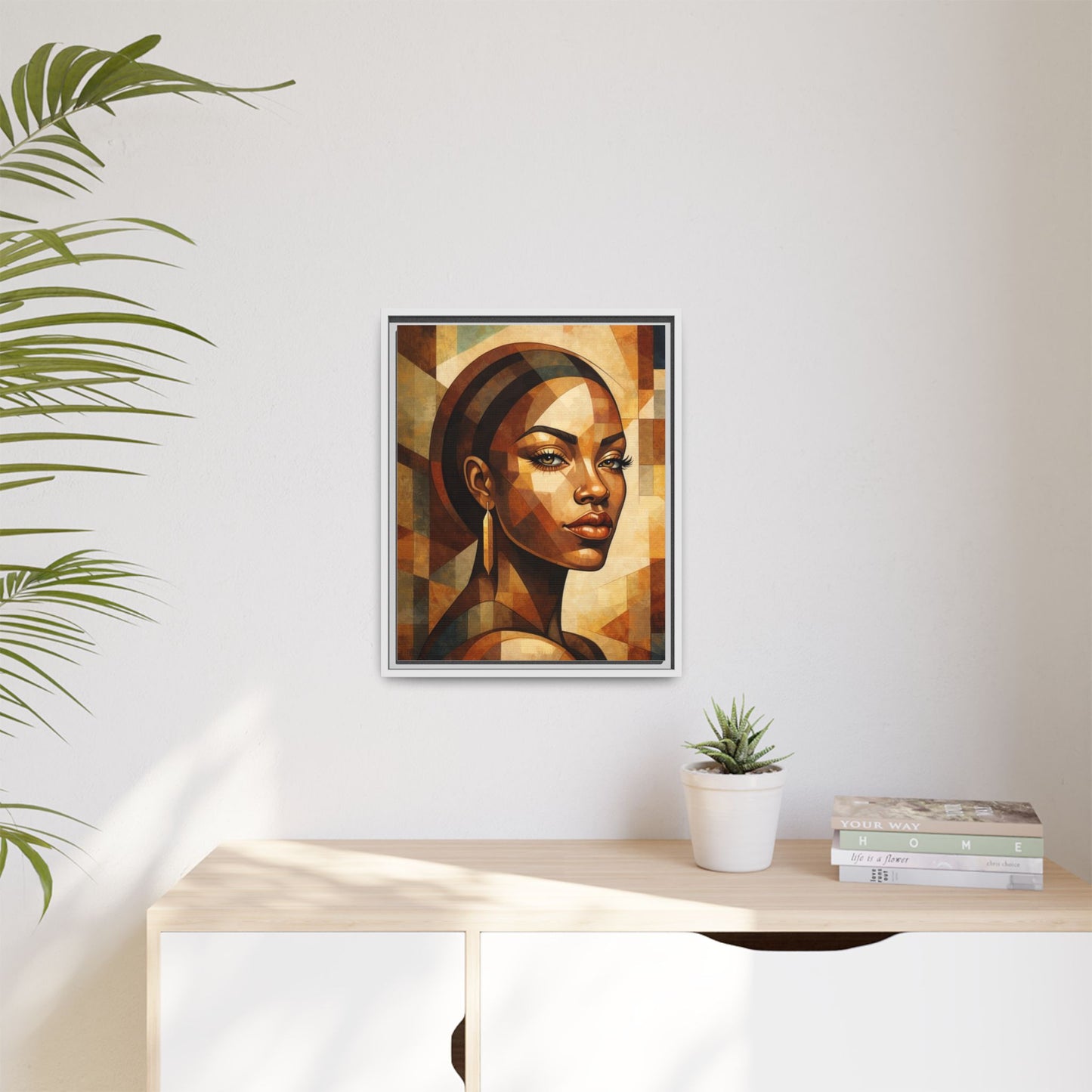 Framed Canvas Print — Brown Beauty No. 2
